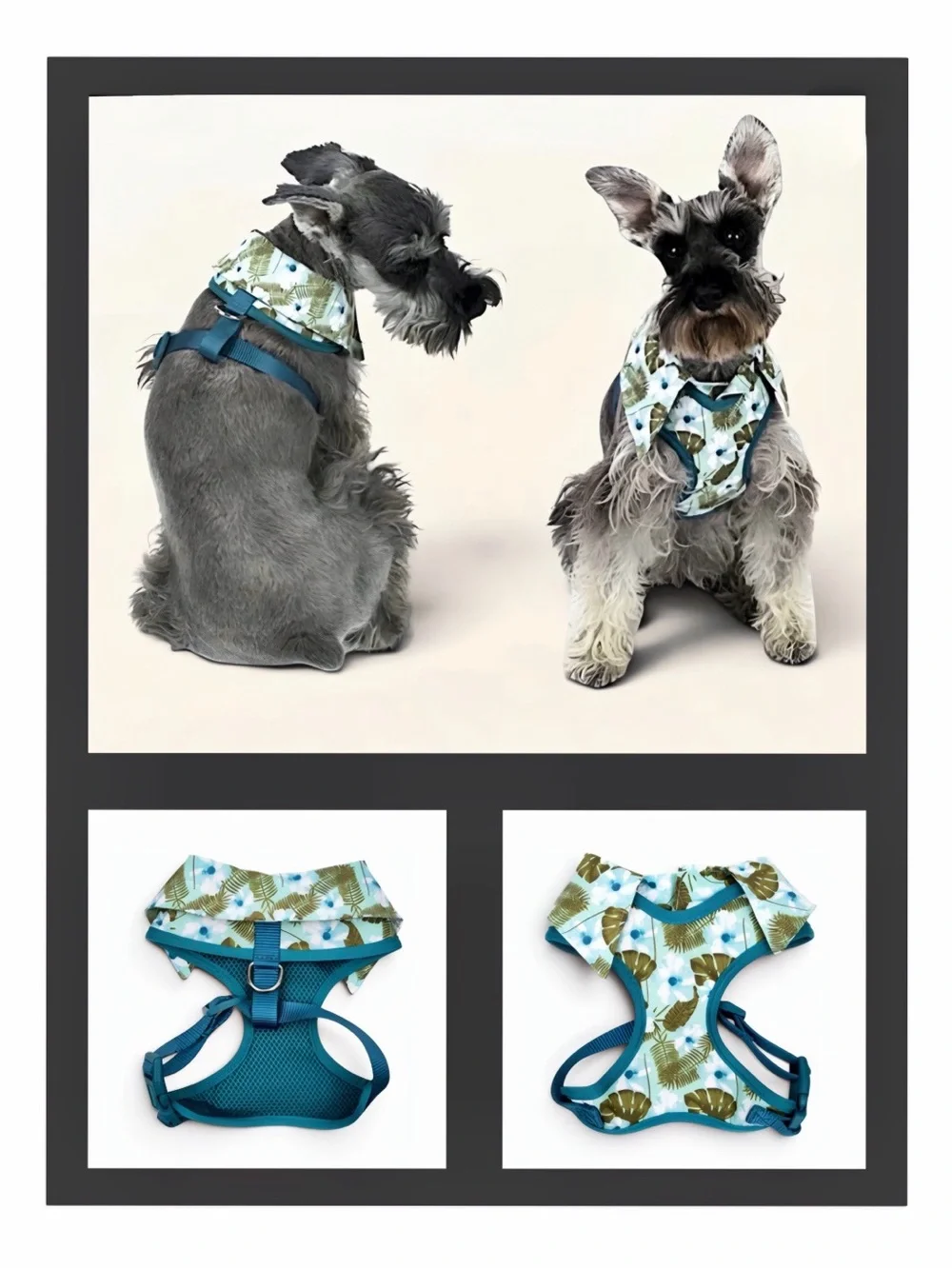 Vibrant Life Dog Hawaiian Shirt Harness